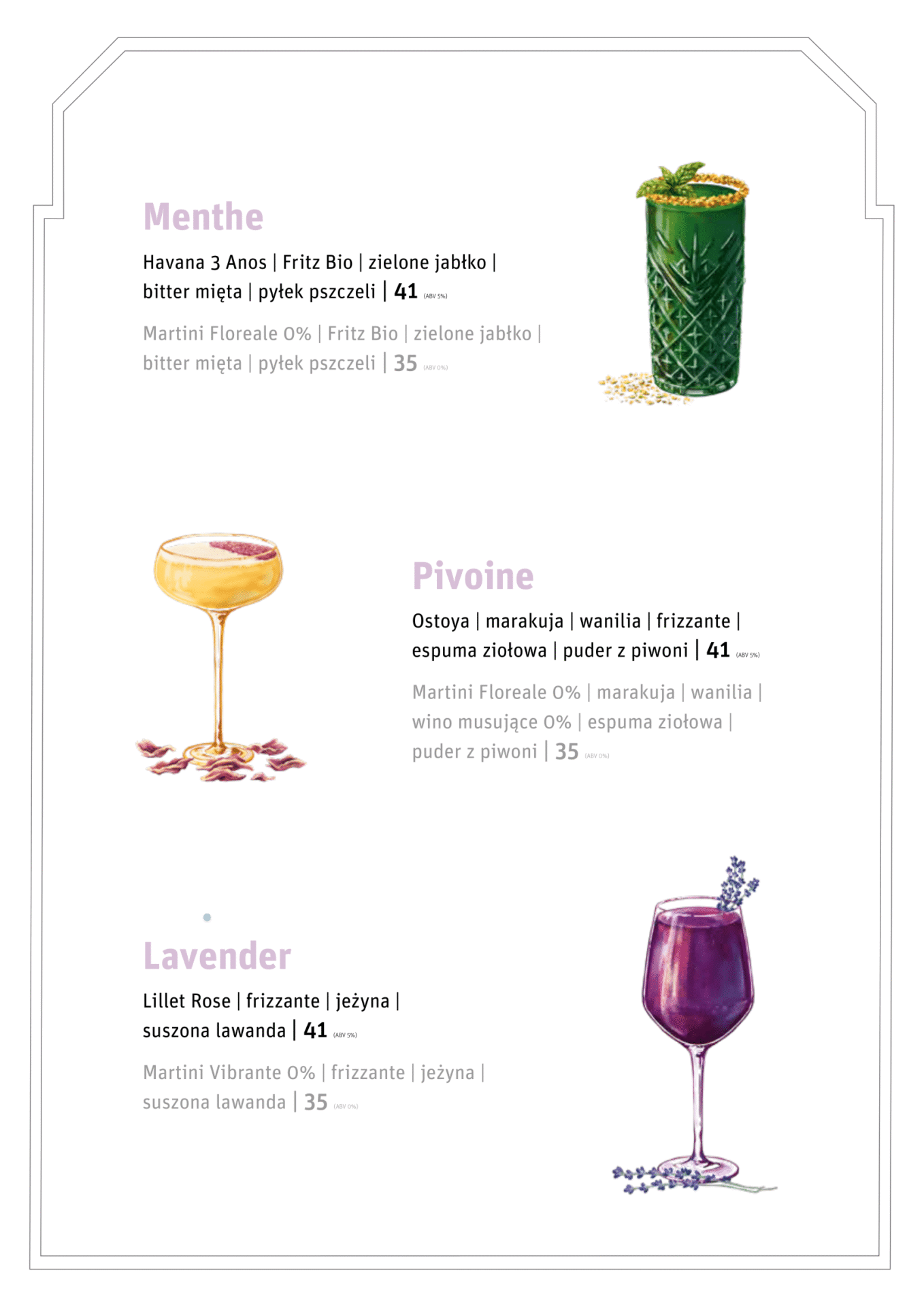 aktualne menu